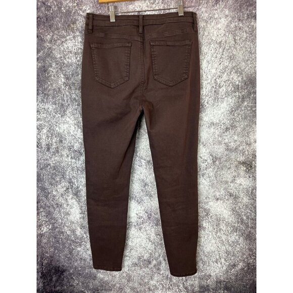 Buffalo Jeans Womens 6 Brown Hannah High Rise Skinny Jegging Sleek Modern Ride - Picture 9 of 12